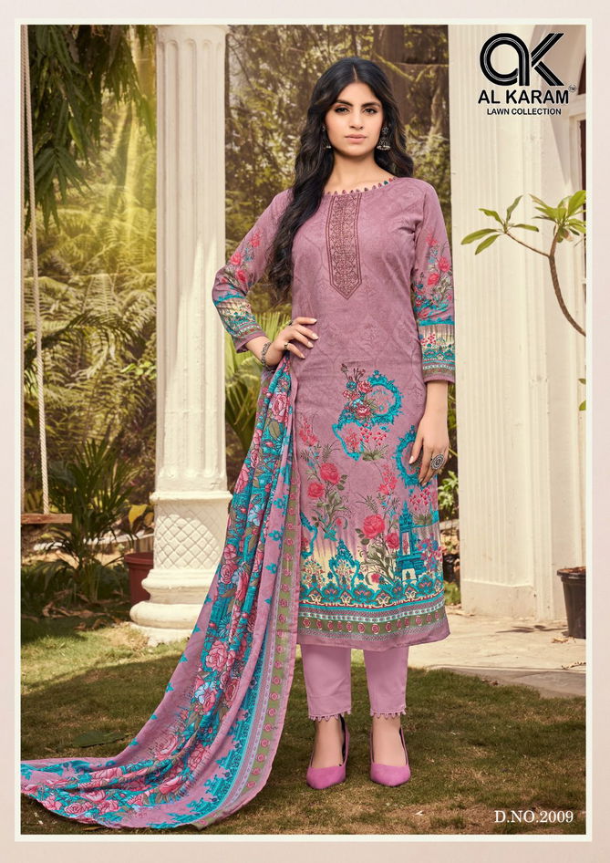 Jasmine Vol 2 By Al Karam Karachi Cotton Dress Material Catalog